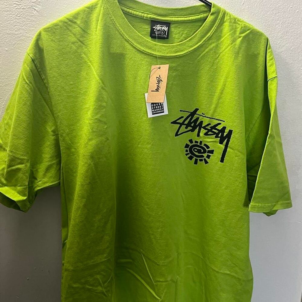 Stussy Men's Green T-shirt